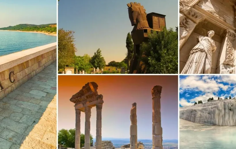 8 Days Gallipoli & Troy & Pergamum & Ephesus and Pamukkale Tour